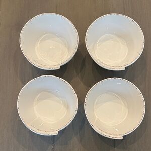 Vietri Lastra White Berry Bowls (4)